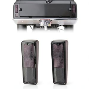 VYNTRAL Smoked Lens Waterproof Rear Tail Light Lamp Lens for 1967-1972-0