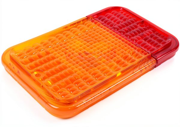 SUKATC Red Amber Tractor Taillight Lens Waterproof Plastic RE70021-4