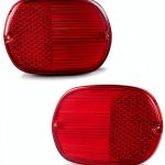 Pirate Mfg Plastic Tail Light Lens for Volkswagen Type 2 Bus 1962-1971-0