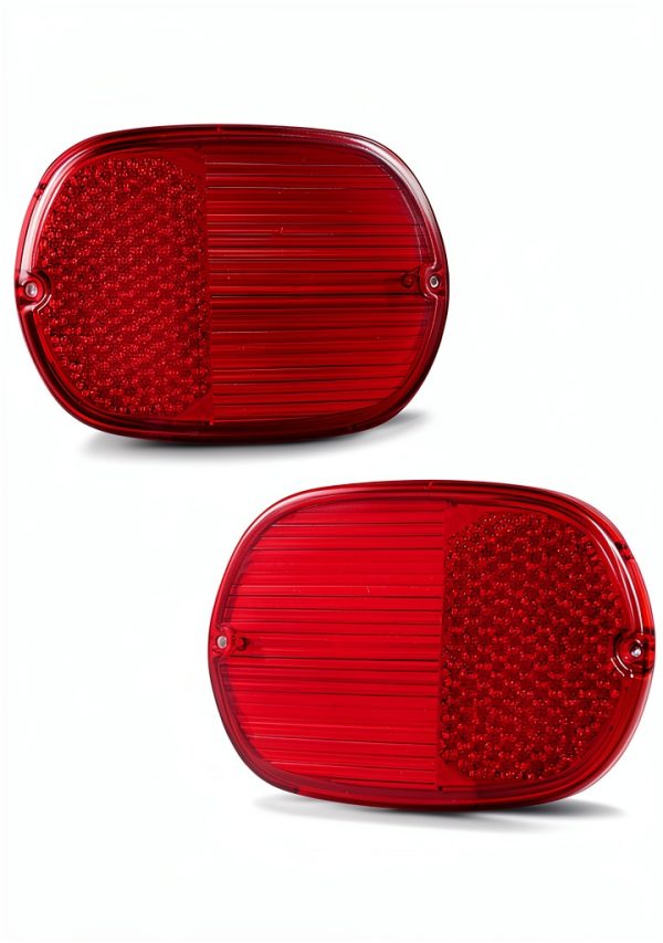 Pirate Mfg Plastic Tail Light Lens for Volkswagen Type 2 Bus 1962-1971-0