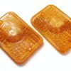 YIHETOP Amber Acrylic Equipment Lens for John Deere Tractors-2