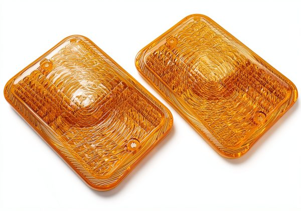 YIHETOP Amber Acrylic Equipment Lens for John Deere Tractors-2