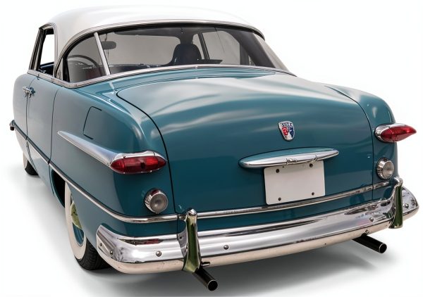 Pirate Mfg 1951 Red Tail Light Lens with Blue Dot Waterproof Plastic-1