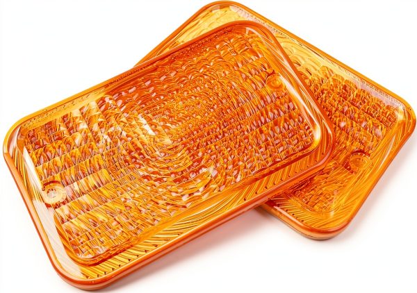 Dgdhf LVU18745 Amber Tail Light Lens for John Deere Tractors-2