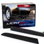 iJDMTOY Rear Bumper Reflector Light Black Smoke Lens for 2016+ Camaro-0
