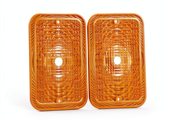 YIHETOP Amber Acrylic Equipment Lens for John Deere Tractors-0