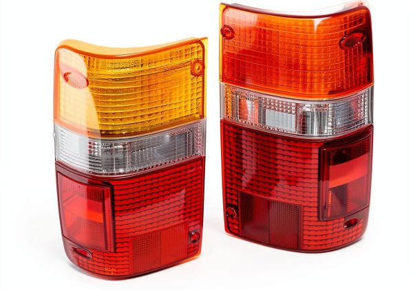 CarLights360 Tail Light Lens Pair Red Polycarbonate for 1995 Pickup-0
