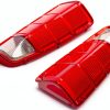 ECOTRIC Red and White Plastic Rear Tail Light Lens for 1972-1980 Dodge-3