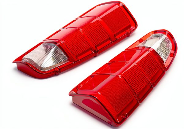 ECOTRIC Red and White Plastic Rear Tail Light Lens for 1972-1980 Dodge-3