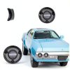 VYNTRAL Rear Tail Light Backup Lens for 1972 Malibu SS Smoked Black-4