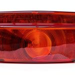Fasteners Unlimited Red Tail Light Lens Universal Fit Waterproof-0