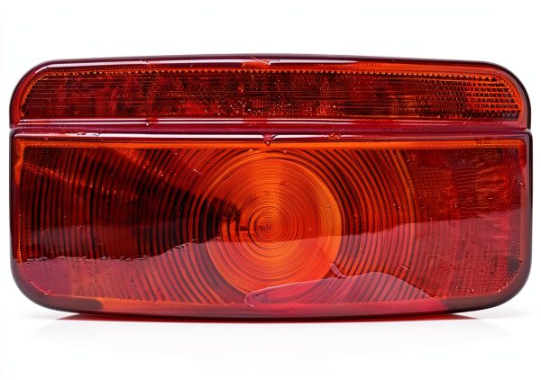 Fasteners Unlimited Red Tail Light Lens Universal Fit Waterproof-0