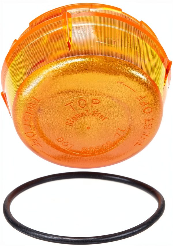 Truck-Lite Amber Replacement Tail Lens 9081A Painted Finish-0