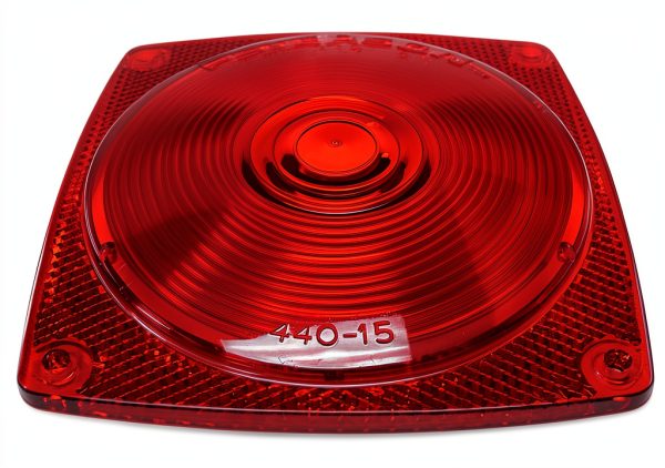 Parts Master Red Clearance Marker Lens V440-15 Waterproof Fit-0