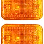 Dgdhf LVU18745 Amber Tail Light Lens for John Deere Tractors-0