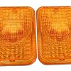 YIHETOP Amber Acrylic Equipment Lens for John Deere Tractors-1