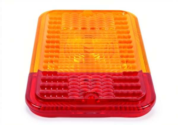 SUKATC Red Amber Tractor Taillight Lens Waterproof Plastic RE70021-3