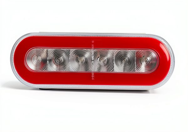 Generic STL111RCB Red Tail Light for Trucks Waterproof Polycarbonate-0