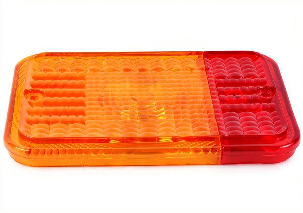 SUKATC Red Amber Tractor Taillight Lens Waterproof Plastic RE70021-2