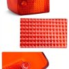 JUQAFY Red UTV Rear Light Lens for Kubota RTV Series K7561-62730-4