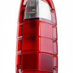 ECOTRIC Red and White Plastic Rear Tail Light Lens for 1972-1980 Dodge-0