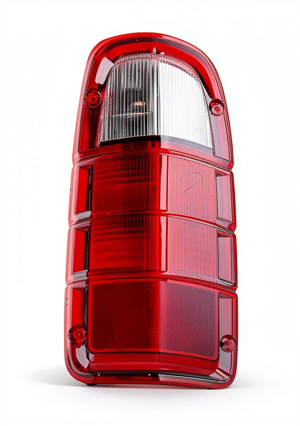 ECOTRIC Red and White Plastic Rear Tail Light Lens for 1972-1980 Dodge-0