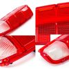 ECOTRIC Red and White Plastic Rear Tail Light Lens for 1972-1980 Dodge-1