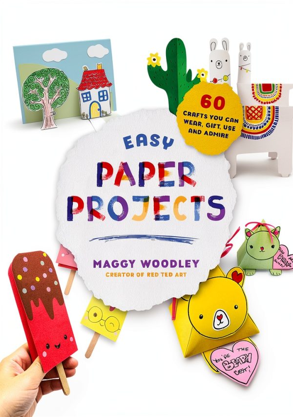 Kids Craft Book by Page Street Papercraft Activity for Ages 3-9-0