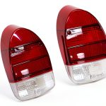 Pirate Mfg VW Type-1 Bug Tail Light Lenses Red White Polycarbonate-0