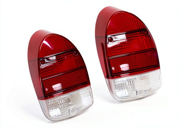 Pirate Mfg VW Type-1 Bug Tail Light Lenses Red White Polycarbonate-0