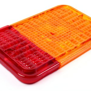 SUKATC Red Amber Tractor Taillight Lens Waterproof Plastic RE70021-0