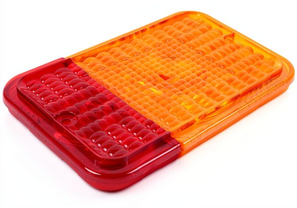 SUKATC Red Amber Tractor Taillight Lens Waterproof Plastic RE70021-0