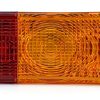 Sootim Red/Amber Lens Waterproof Rear Lights for Tractor-3