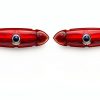 Pirate Mfg 1951 Red Tail Light Lens with Blue Dot Waterproof Plastic-0