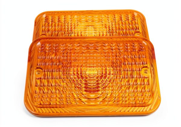 YIHETOP Amber Acrylic Equipment Lens for John Deere Tractors-4