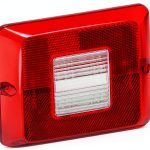 BARGMAN COMP Tail Light Lens Red Polycarbonate Waterproof 34-84-711-0