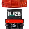 JUQAFY Red UTV Rear Light Lens for Kubota RTV Series K7561-62730-1