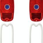 United Pacific Red Tail Light Lens 1960-66 Chevy GMC Pickup HR0217-0