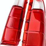 SASKATE Bike Tail Light Lens Cover for Power Wagon 1972-1980-0