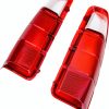 SASKATE Bike Tail Light Lens Cover for Power Wagon 1972-1980-6