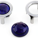 Speedway Motors Blue Tail Light Lenses Universal Fit 2‑Piece Set-0