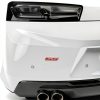 iJDMTOY Rear Bumper Reflector Light Black Smoke Lens for 2016+ Camaro-7