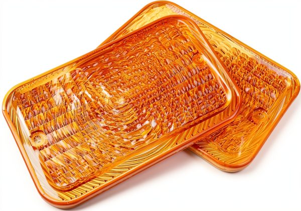 YIHETOP Amber Acrylic Equipment Lens for John Deere Tractors-3