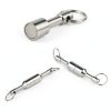 Keychain Magnet WELLZEER D12mm Silver Earth Test Magnet for Jewelry-1