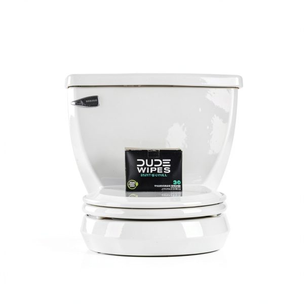 DUDE Wipes On-The-Go Flushable Wipes Mint Chill Extra-Large 30 Count-2