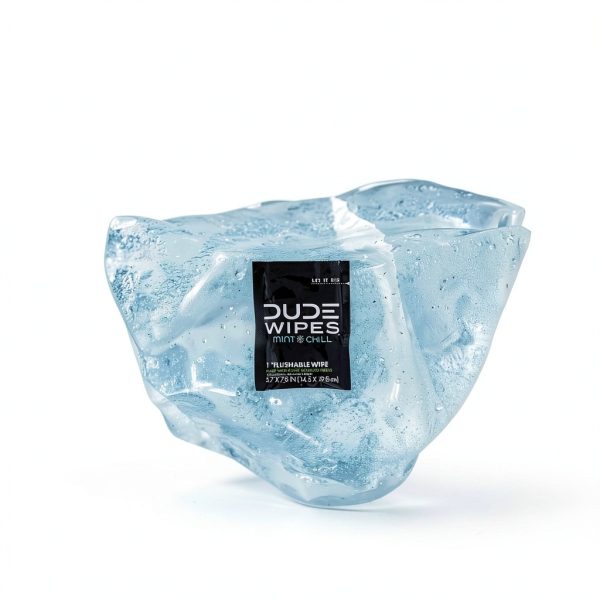 DUDE Wipes On-The-Go Flushable Wipes Mint Chill Extra-Large 30 Count-4